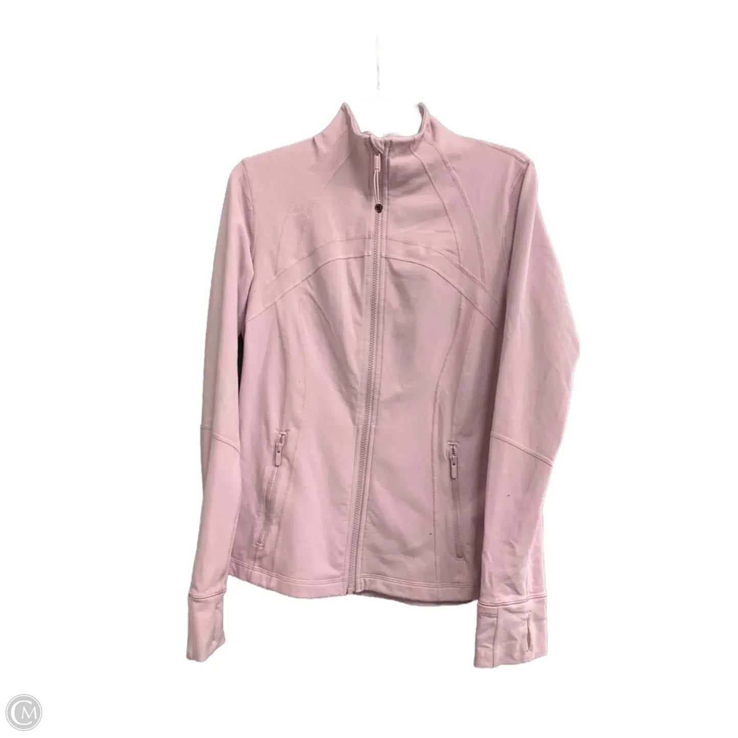 Athletic Jacket By Lululemon In Pink, Size: L