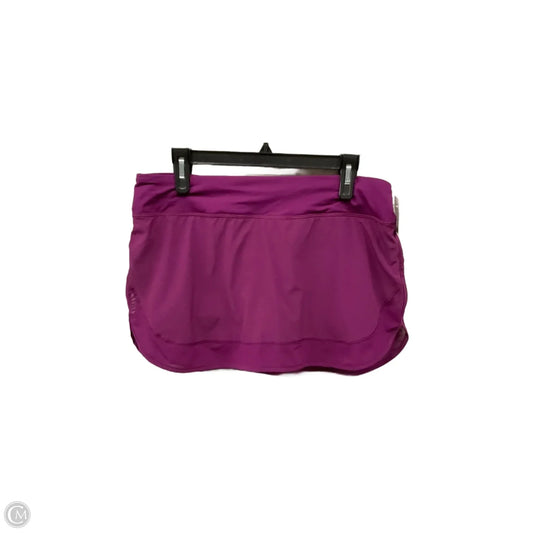 Athletic Skort By Lululemon In Purple, Size: M