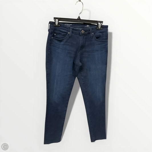 Jeans Cropped By Adriano Goldschmied In Blue Denim, Size: 4