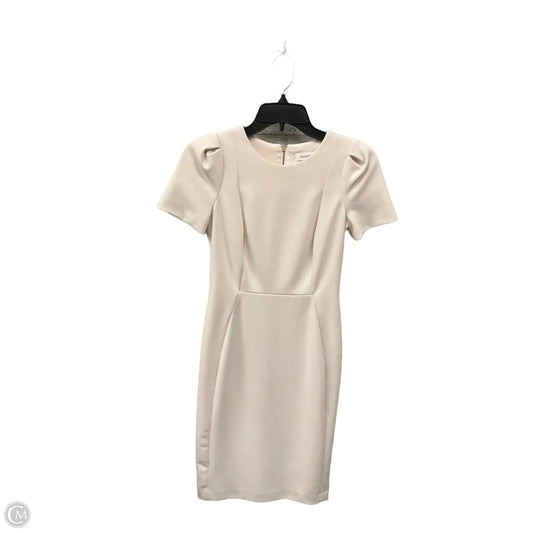 Dress Casual Midi By Calvin Klein In Pink, Size: Xs