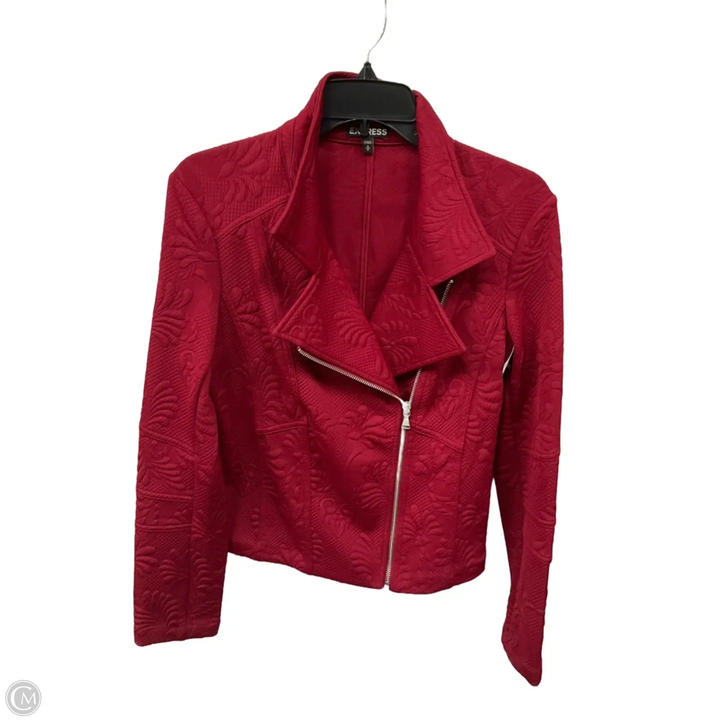 Jacket Moto By Express In Red, Size: M