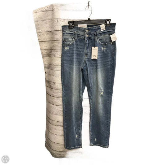 Jeans Straight By Judy Blue In Blue Denim, Size: 10