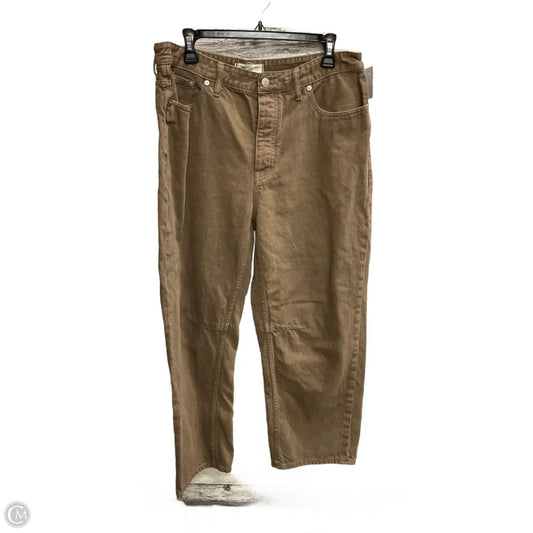 Jeans Straight By Madewell In Brown, Size: 8