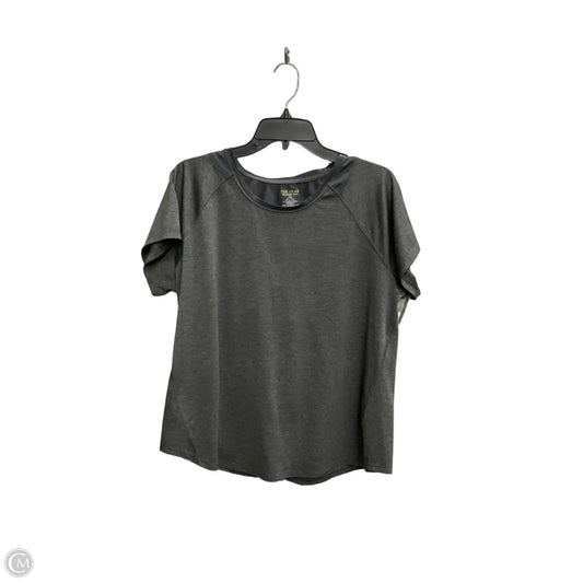 Athletic Top Short Sleeve By Tek Gear In Grey, Size: Xl