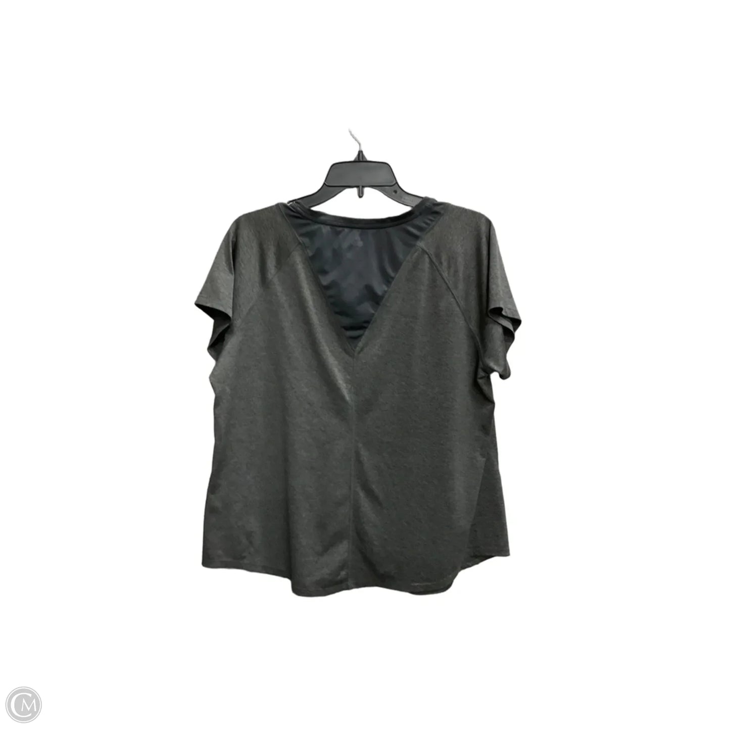 Athletic Top Short Sleeve By Tek Gear In Grey, Size: Xl