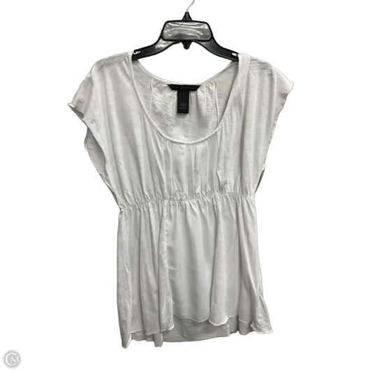 Top Short Sleeve Basic By Calvin Klein In White, Size: M