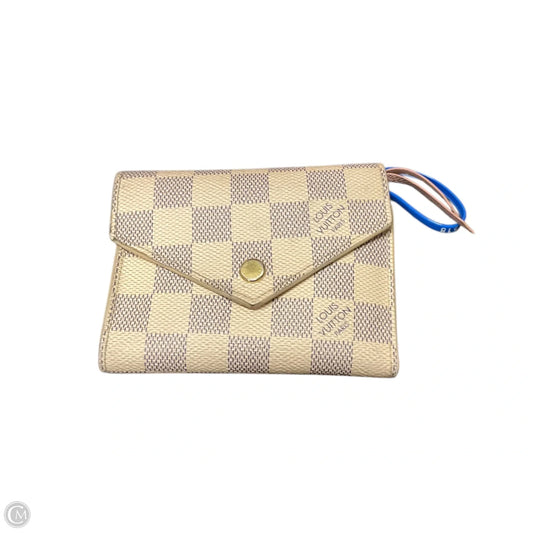 Wallet Luxury Designer By Louis Vuitton, Size: Small