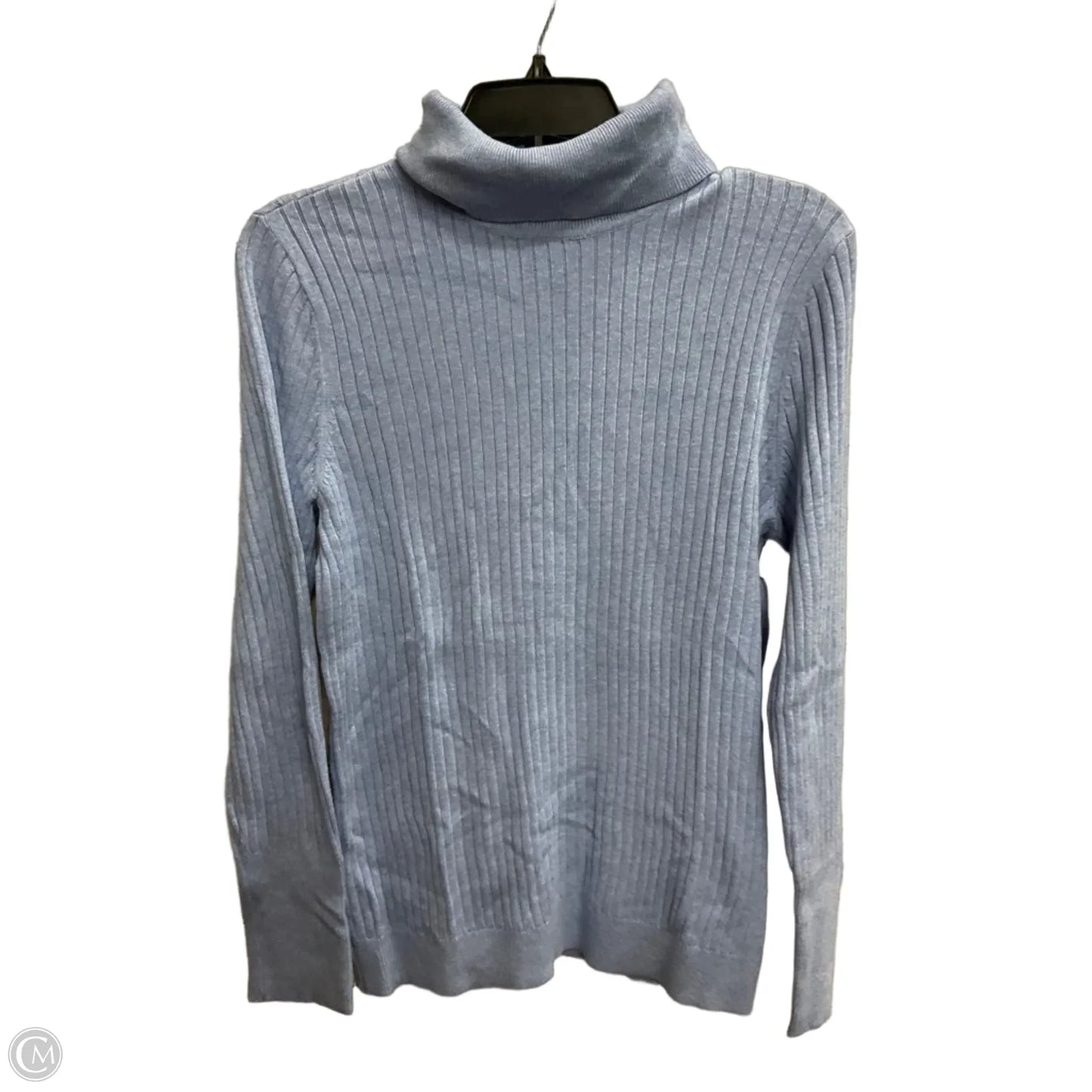 Top Long Sleeve Basic By Talbots In Blue, Size: Lp