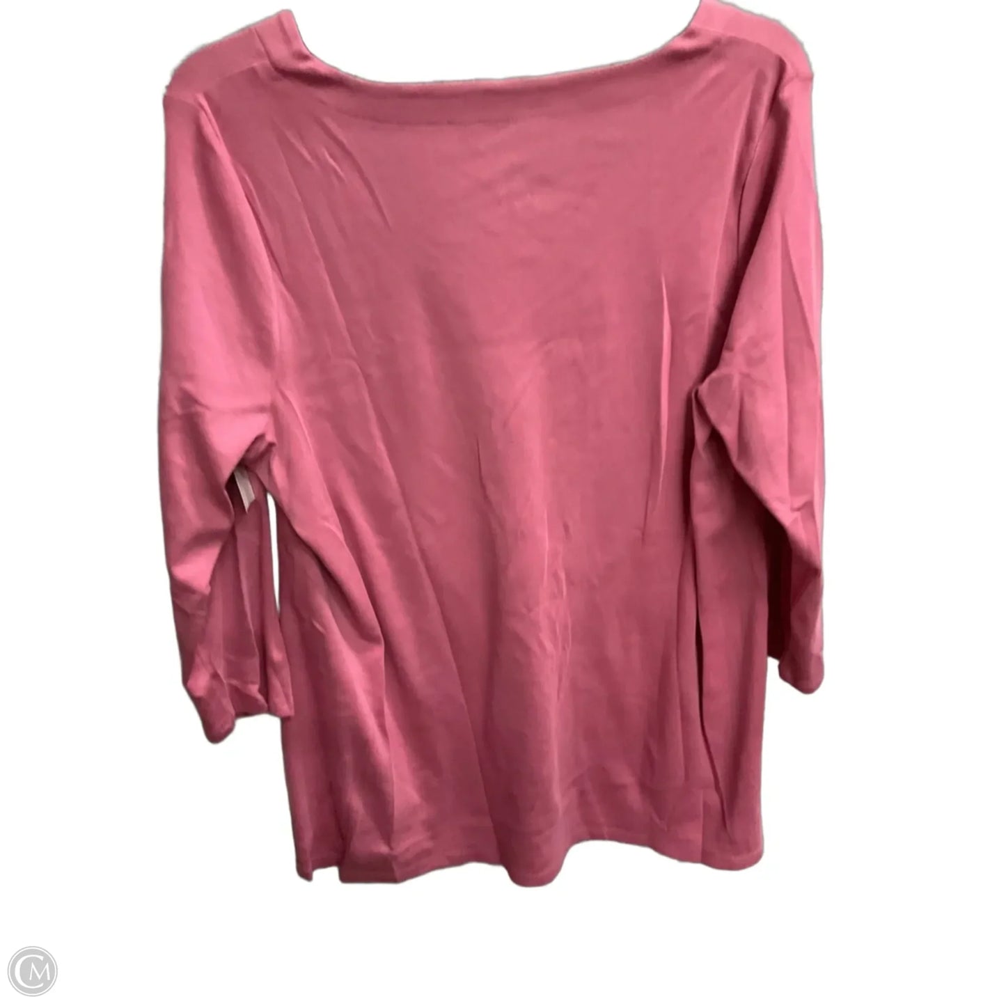 Top Long Sleeve Basic By J. Jill In Pink, Size: L