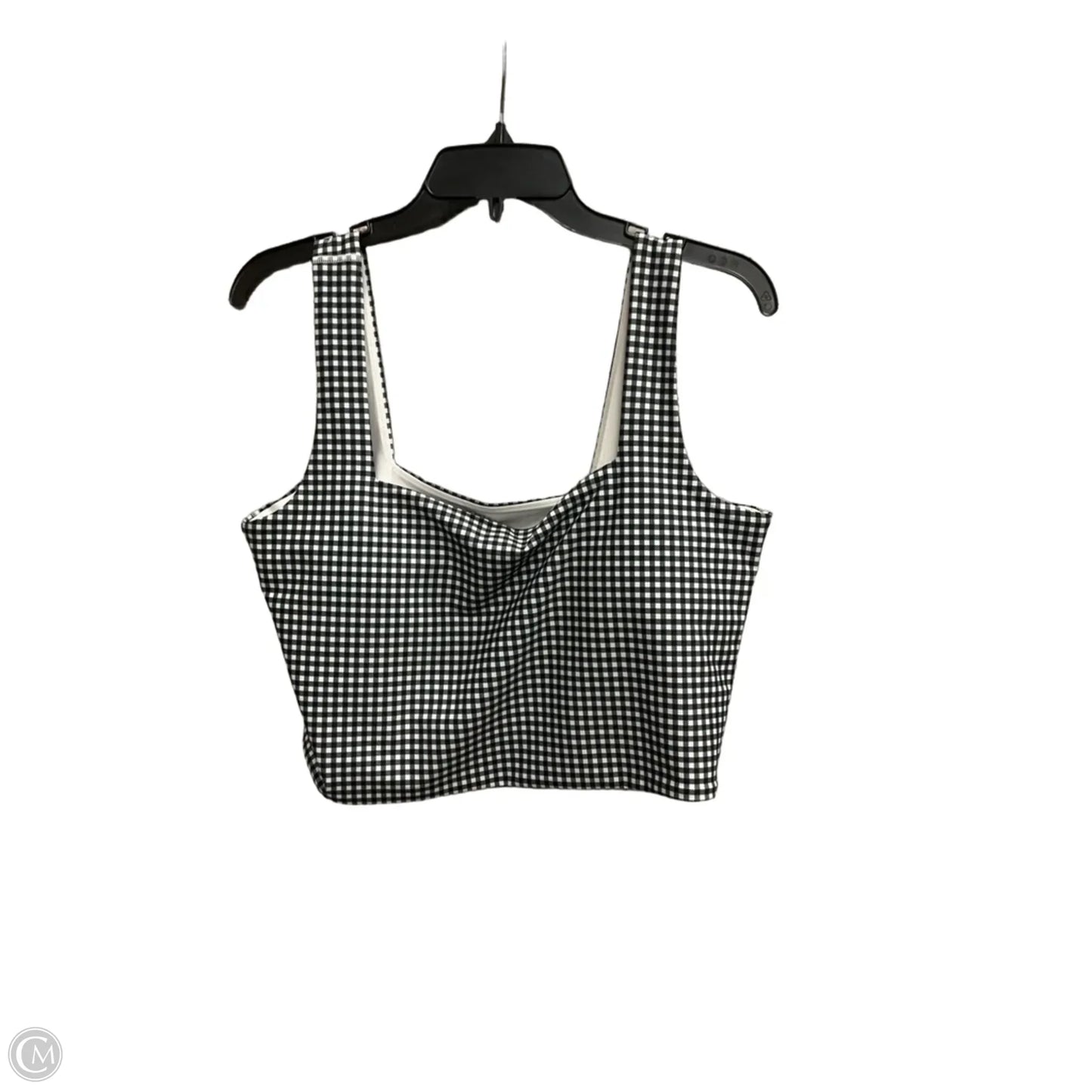 Athletic Tank Top By Ypb In Checkered Pattern, Size: Xl