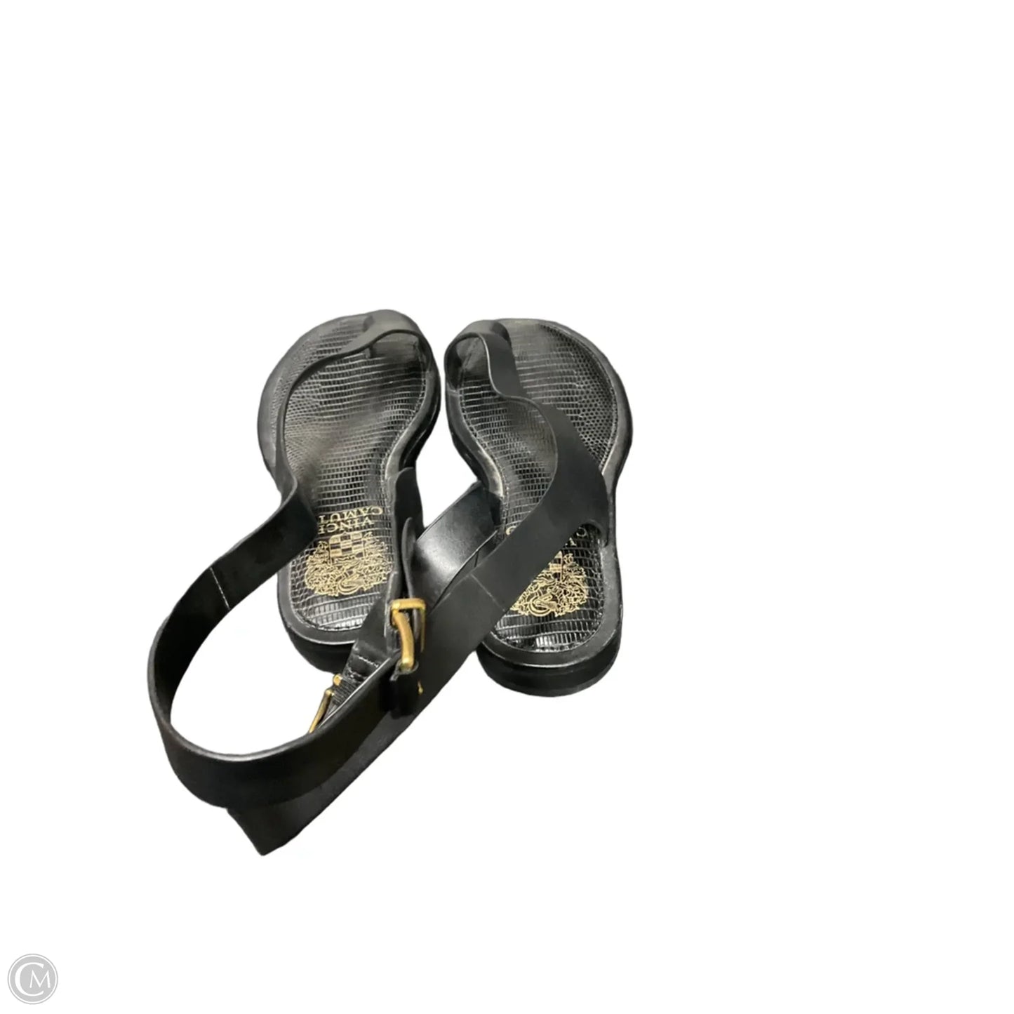 Sandals Flats By Vince Camuto In Black, Size: 6.5