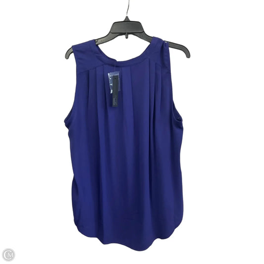 Top Sleeveless By Apt 9 In Purple, Size: Xl