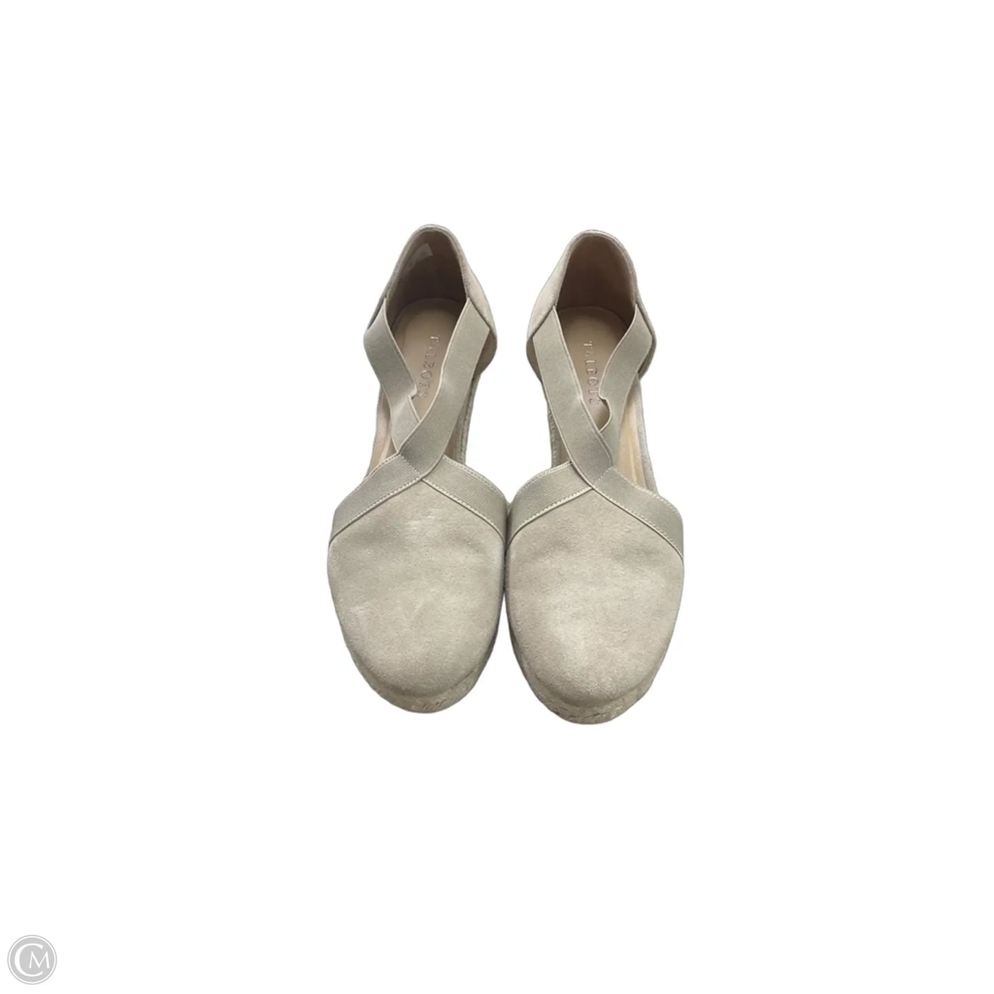 Shoes Heels Wedge By Talbots In Tan, Size: 9.5