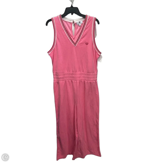 Jumpsuit By Juicy Couture In Pink, Size: L
