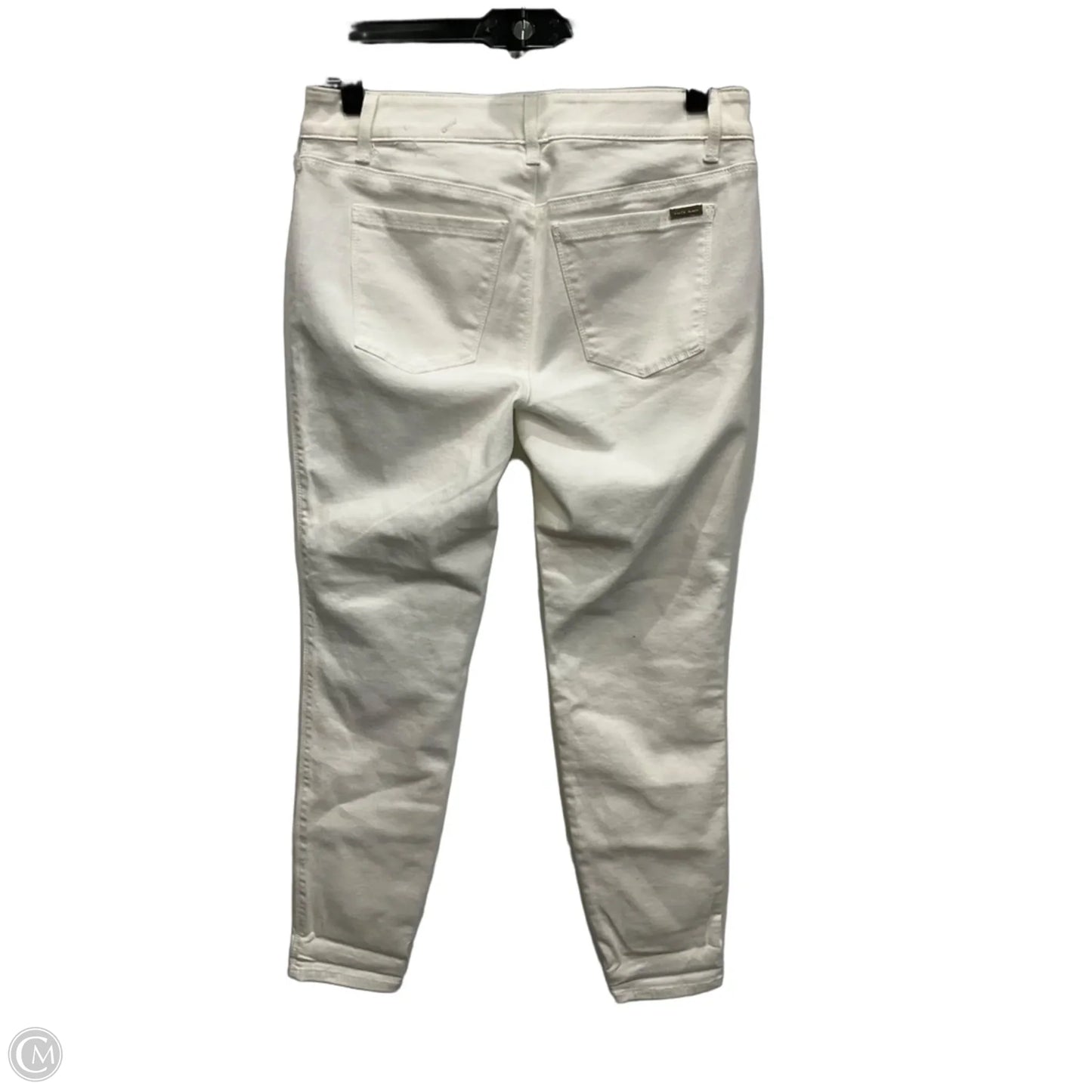 Jeans Skinny By White House Black Market In White Denim, Size: 4