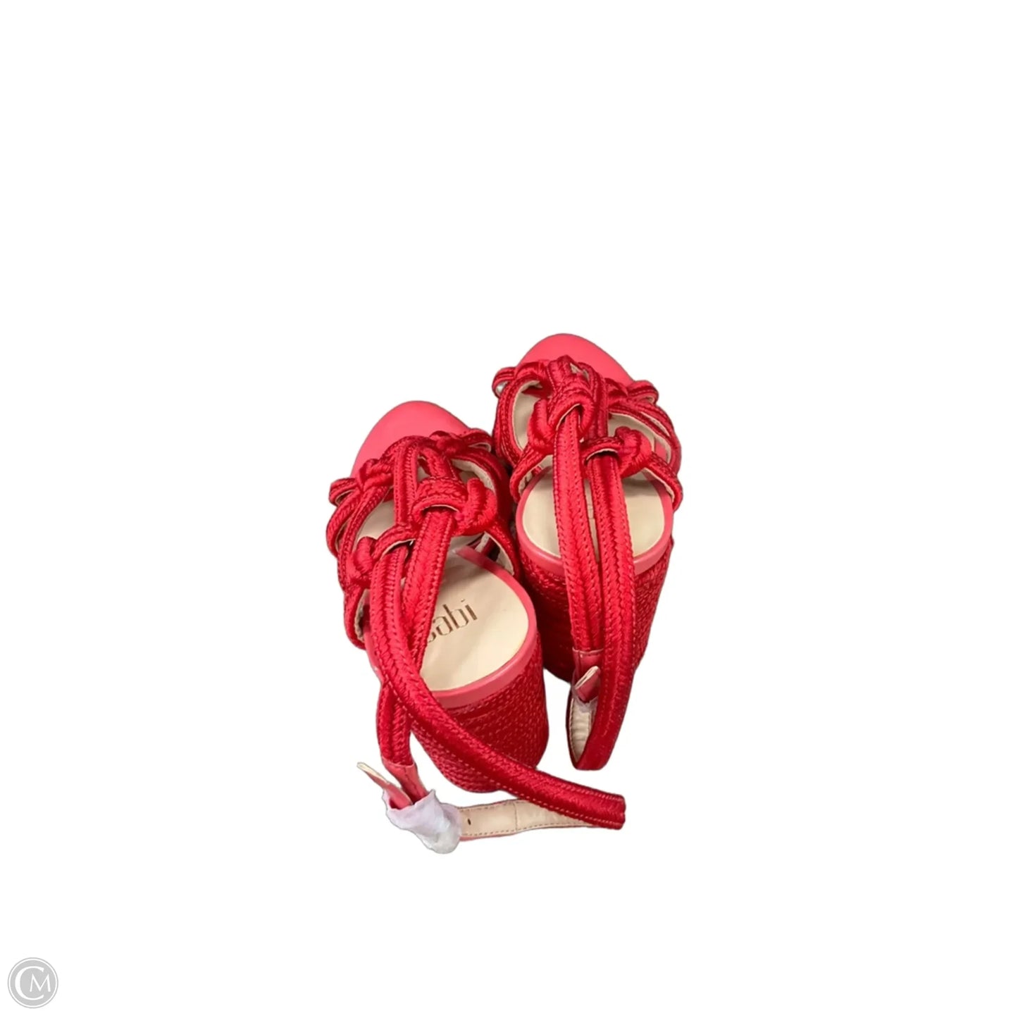 Sandals Heels Block By Cabi In Red, Size: 7