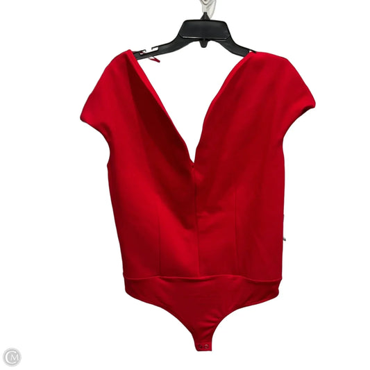 Bodysuit By Express In Red, Size: L