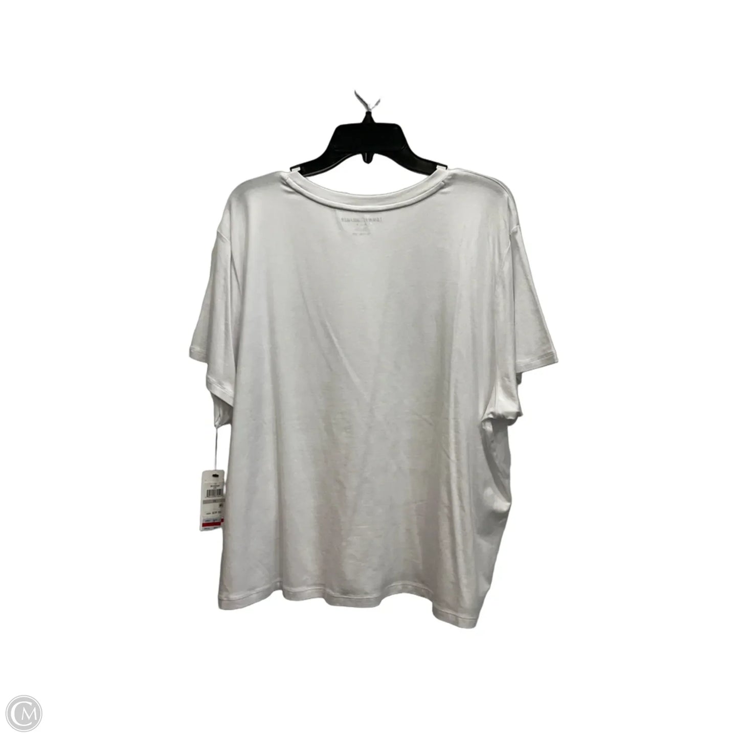Top Short Sleeve Basic By Tommy Hilfiger In White, Size: 1x