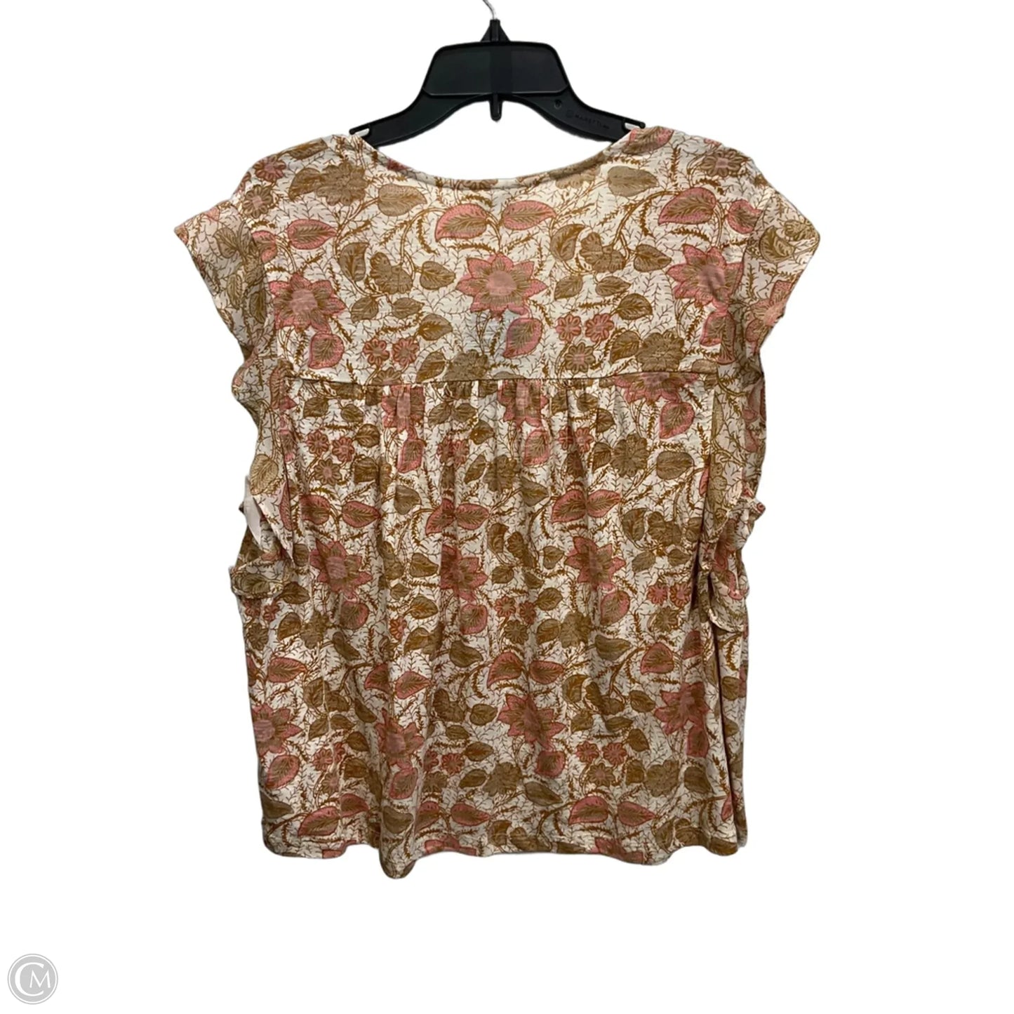 Top Sleeveless By Lucky Brand In Brown, Size: 1x