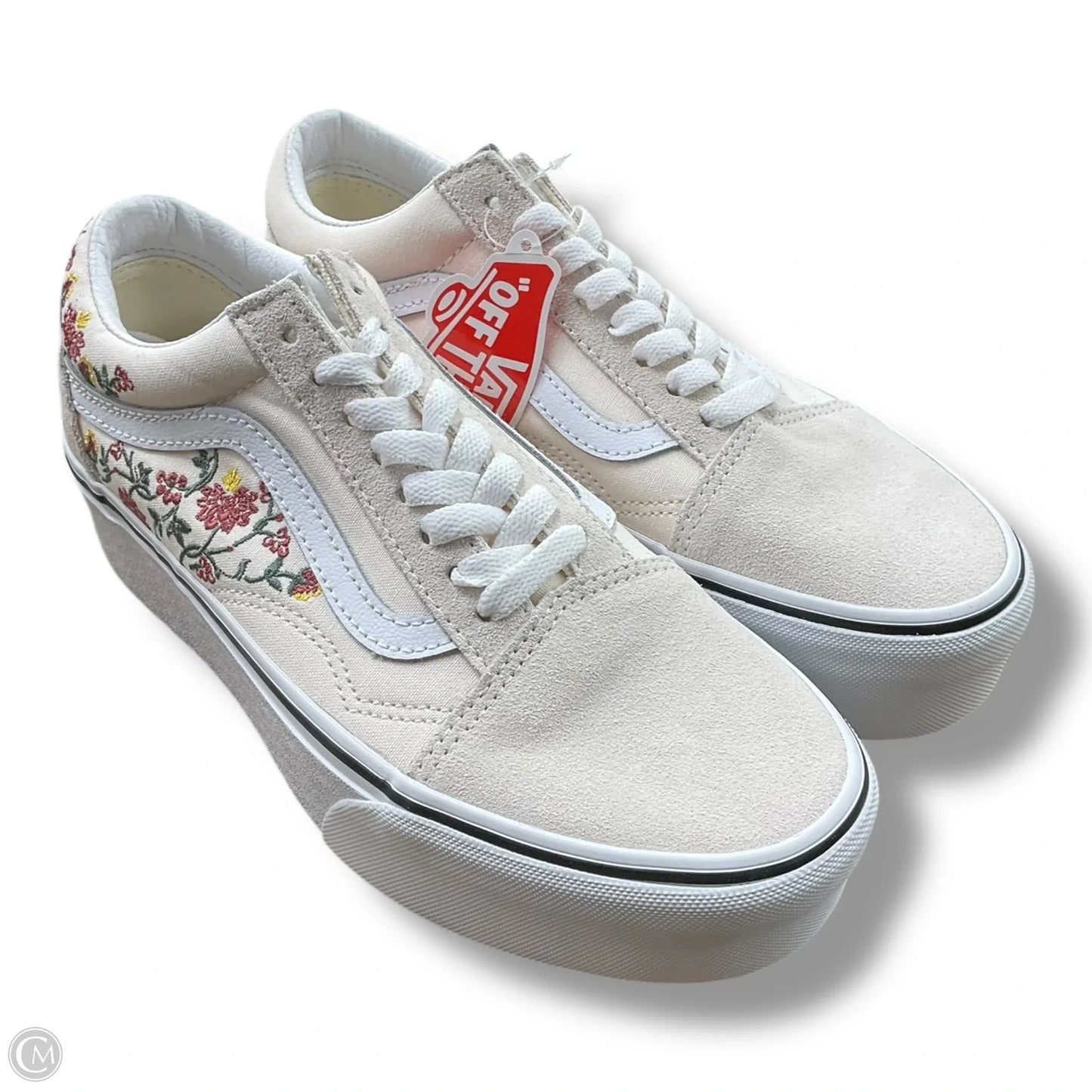 Shoes Sneakers By Vans In Multi-colored, Size: 8