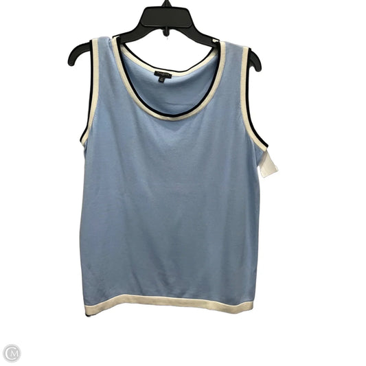 Tank Top By Talbots In Blue, Size: 1x