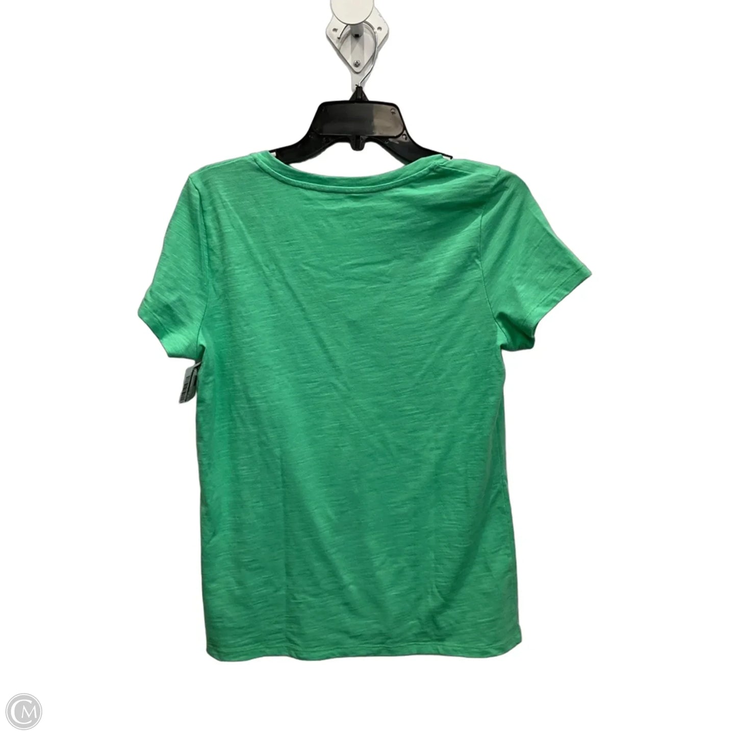 Top Short Sleeve Basic By Talbots In Green, Size: M