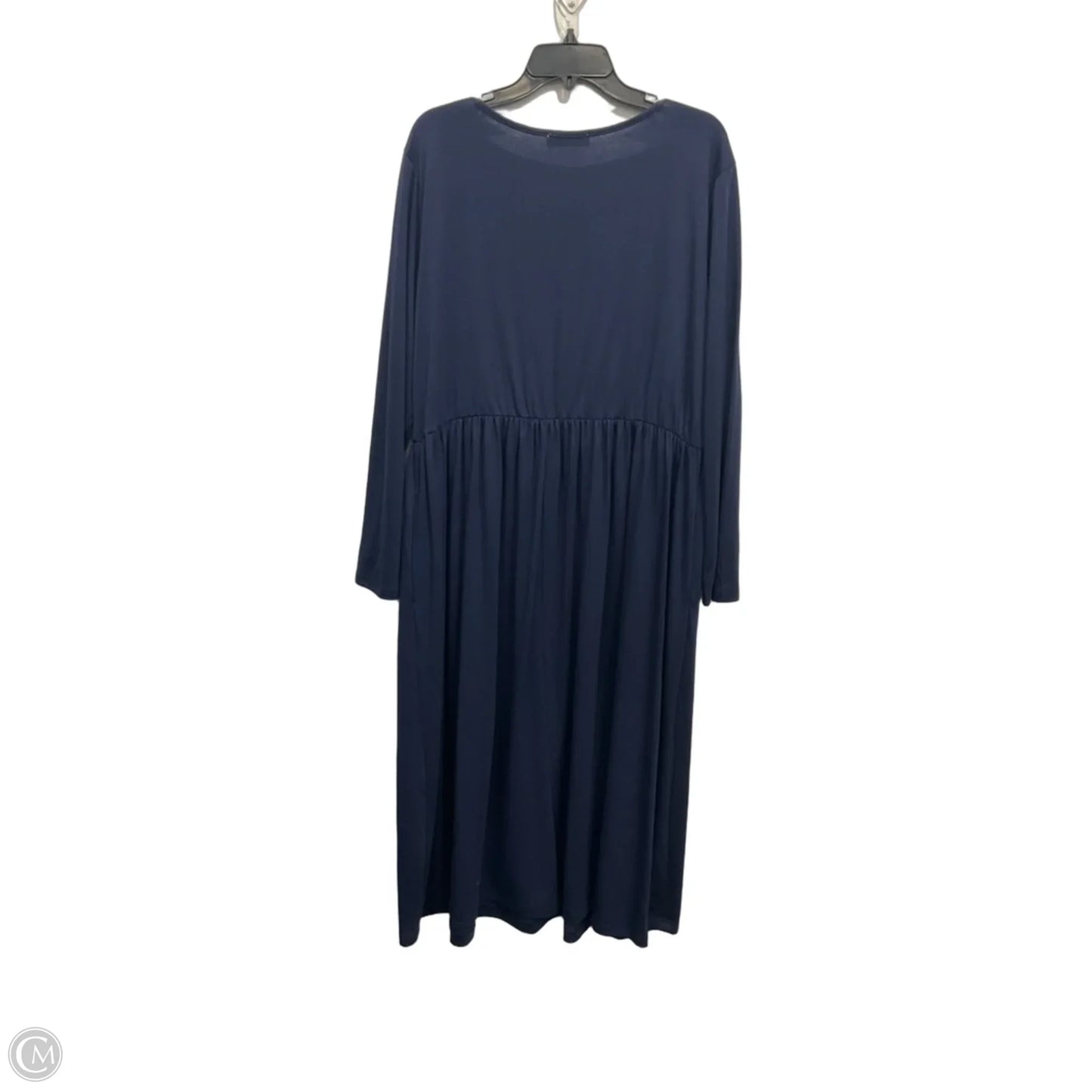 Dress Casual Maxi By Clothes Mentor In Blue, Size: 2x