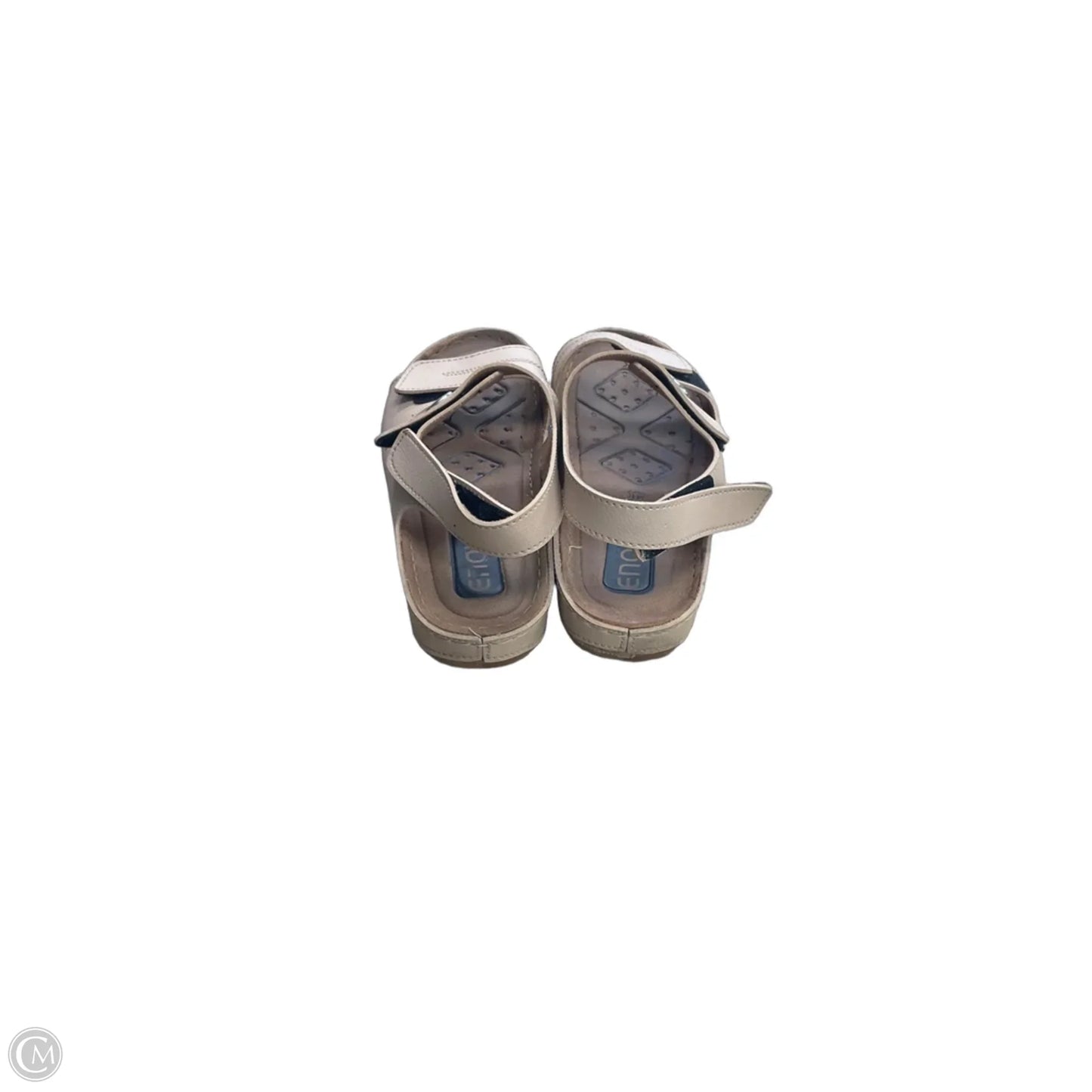 Sandals Flats By Clothes Mentor In Brown, Size: 10