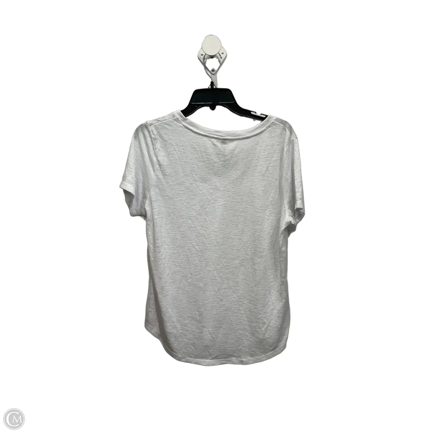 Top Short Sleeve Basic By Athleta In White, Size: Lp