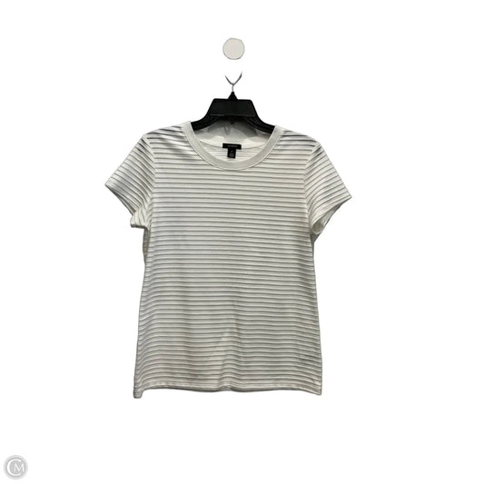 Top Short Sleeve Basic By Halogen In White, Size: M
