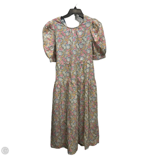 Dress Casual Maxi By En Saison In Floral Print, Size: L