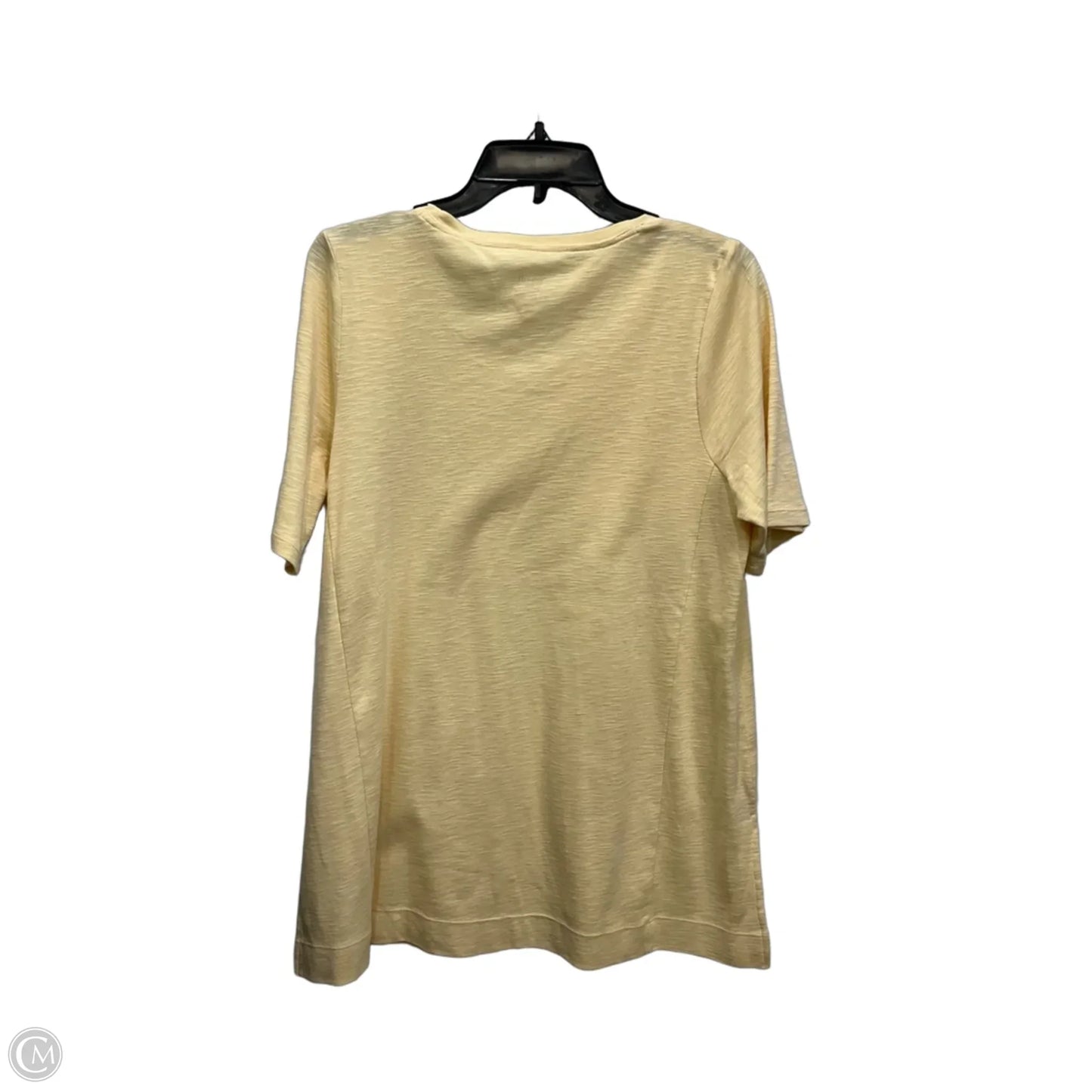 Tunic Short Sleeve By J. Jill In Yellow, Size: Lp