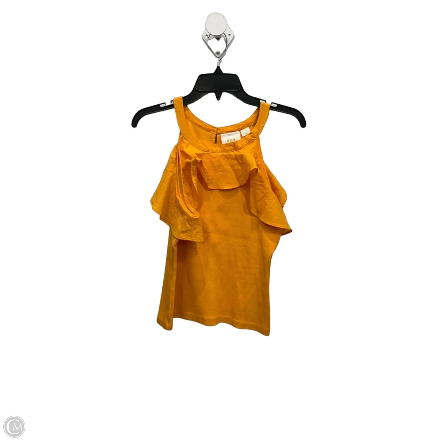 Top Sleeveless By Maeve In Orange, Size: M