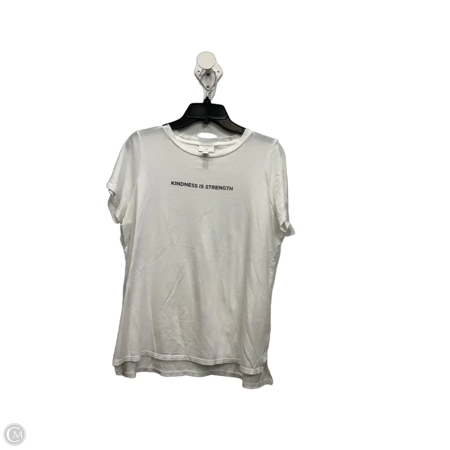 Top Short Sleeve By J. Jill In White, Size: M
