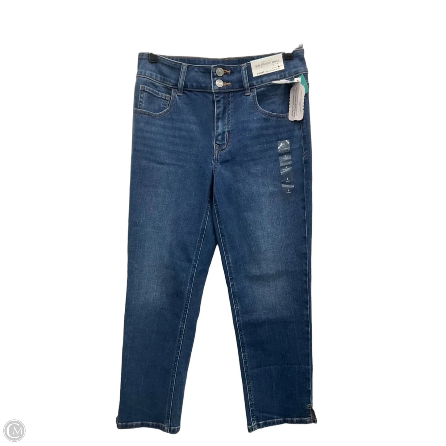 Jeans Straight By Maurices In Blue Denim, Size: 6