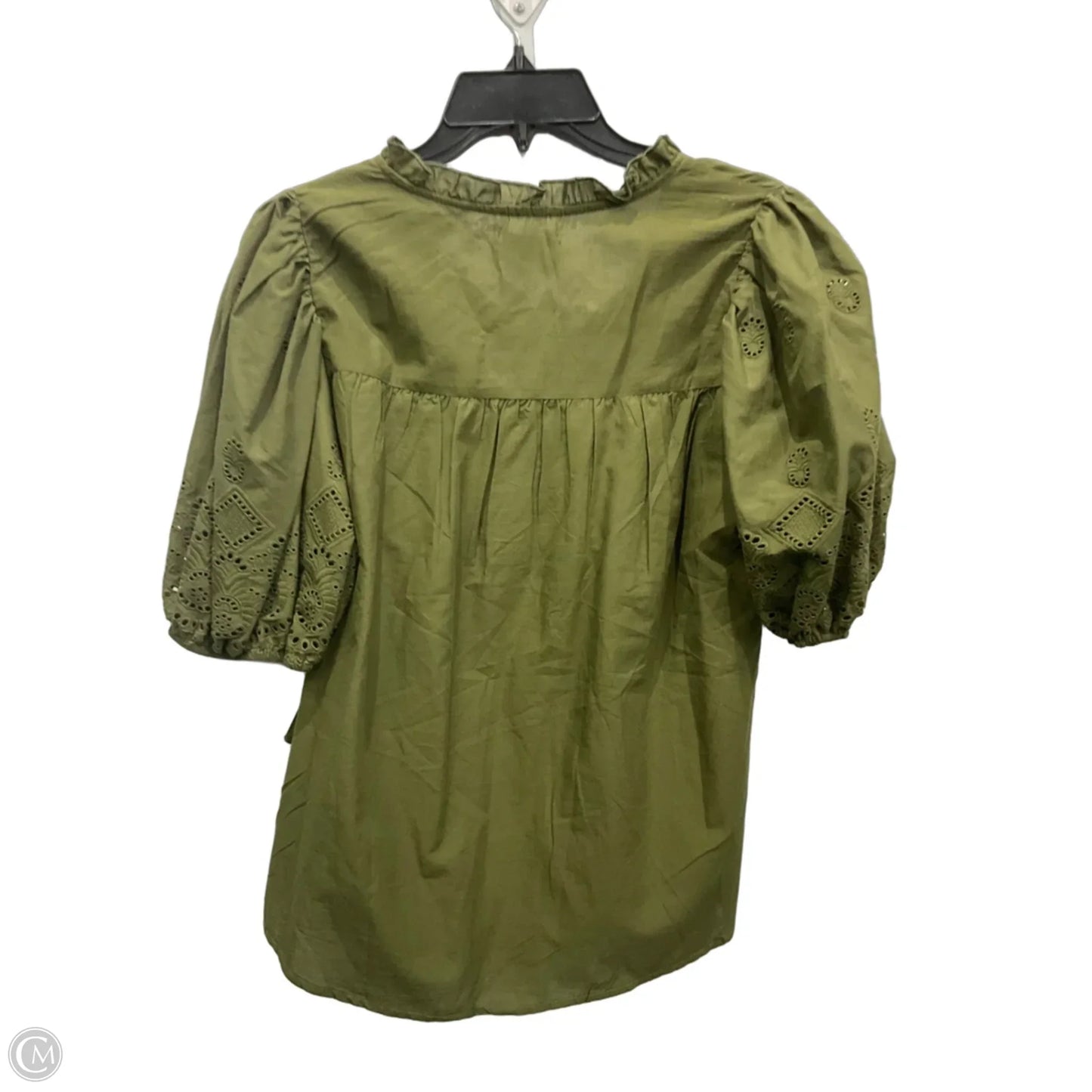 Top Short Sleeve Basic By Maurices In Green, Size: S
