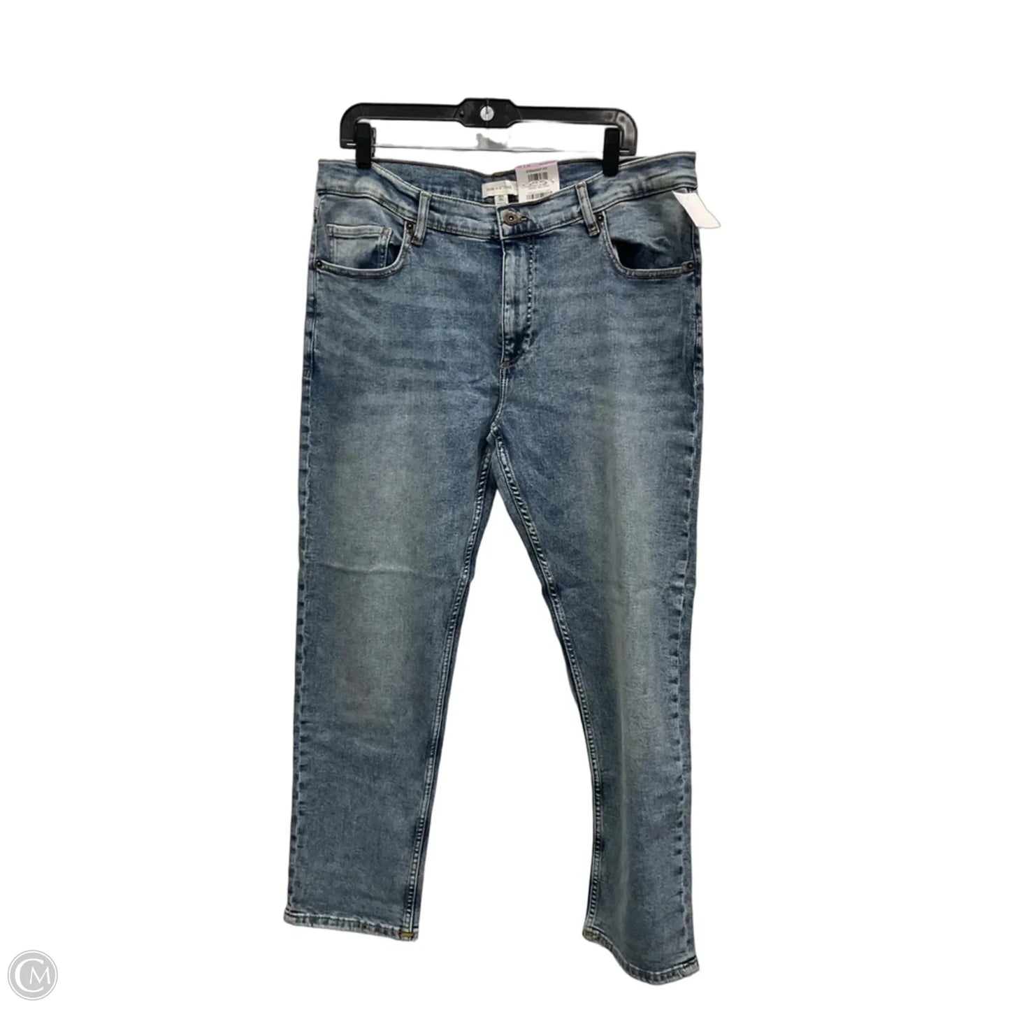 Jeans Straight By Clothes Mentor In Blue Denim, Size: 16