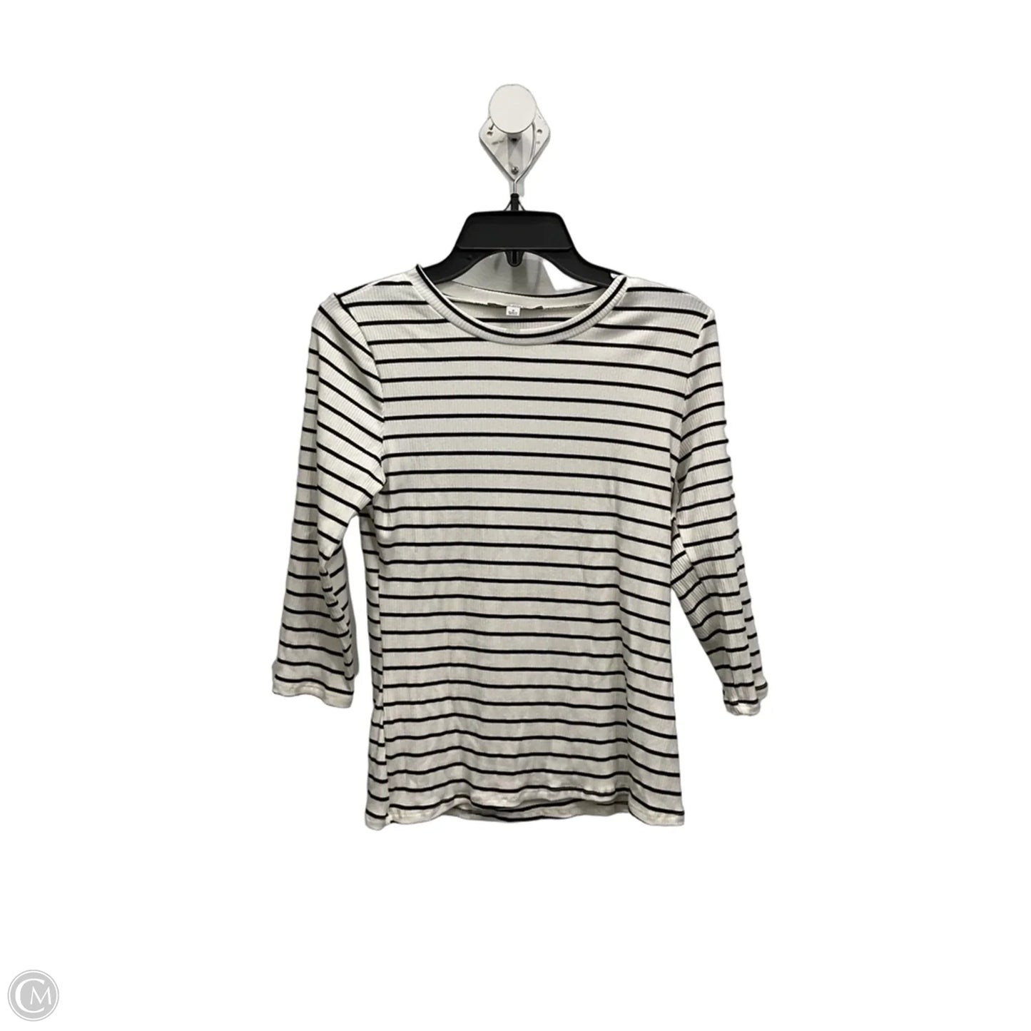 Top Long Sleeve By Green Envelope In Striped Pattern, Size: S