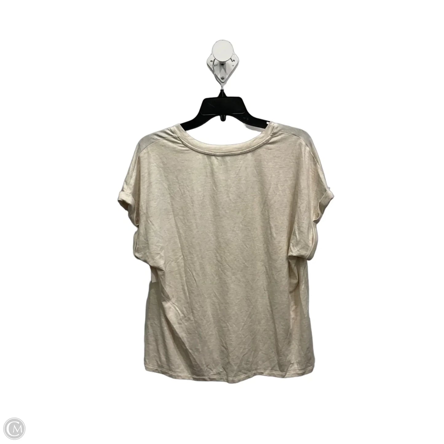Top Short Sleeve By Tommy Bahama In Cream, Size: M