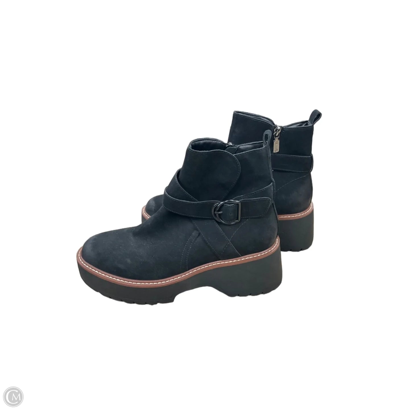 Boots Ankle Heels By Blondo In Black, Size: 11