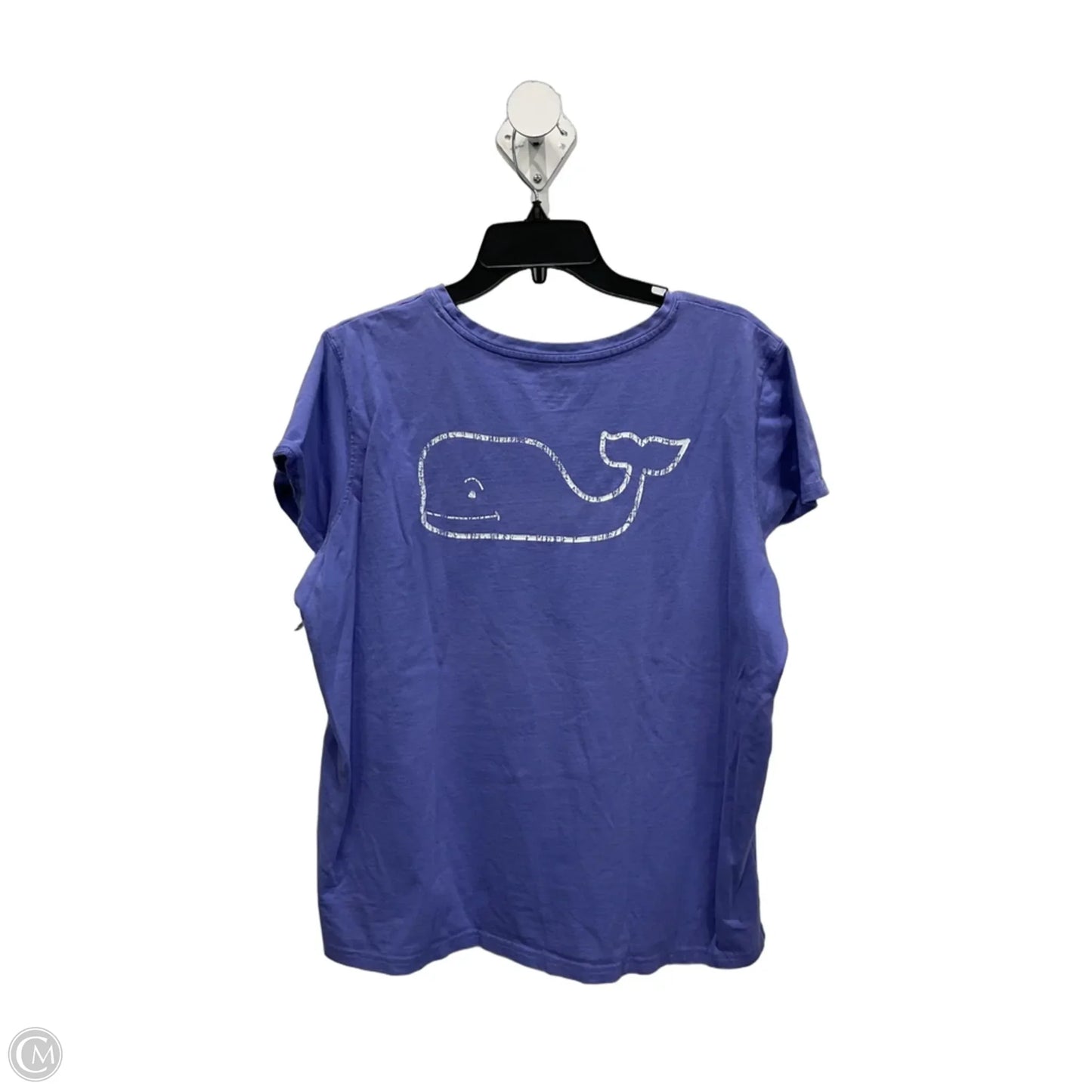 Top Short Sleeve By Vineyard Vines In Purple, Size: Xl