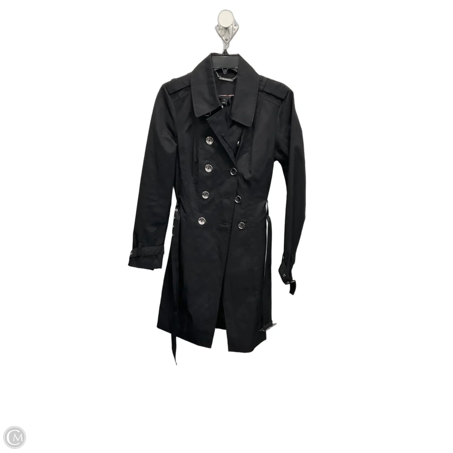 Coat Trench Coat By White House Black Market In Black, Size: S