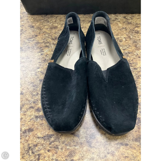 Shoes Flats By Toms In Black, Size: 7.5