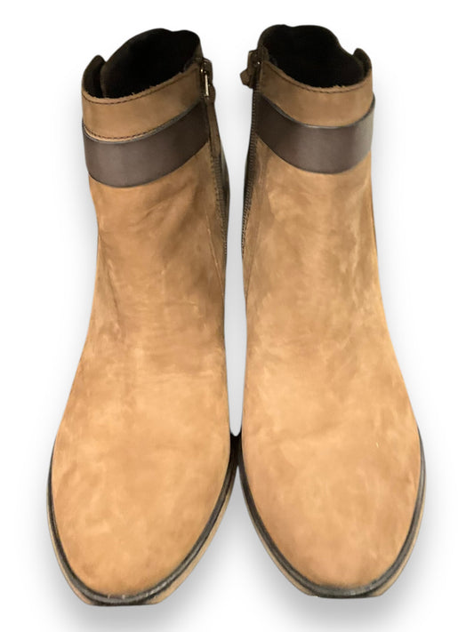 Boots Ankle Heels By Franco Sarto In Brown, Size: 8