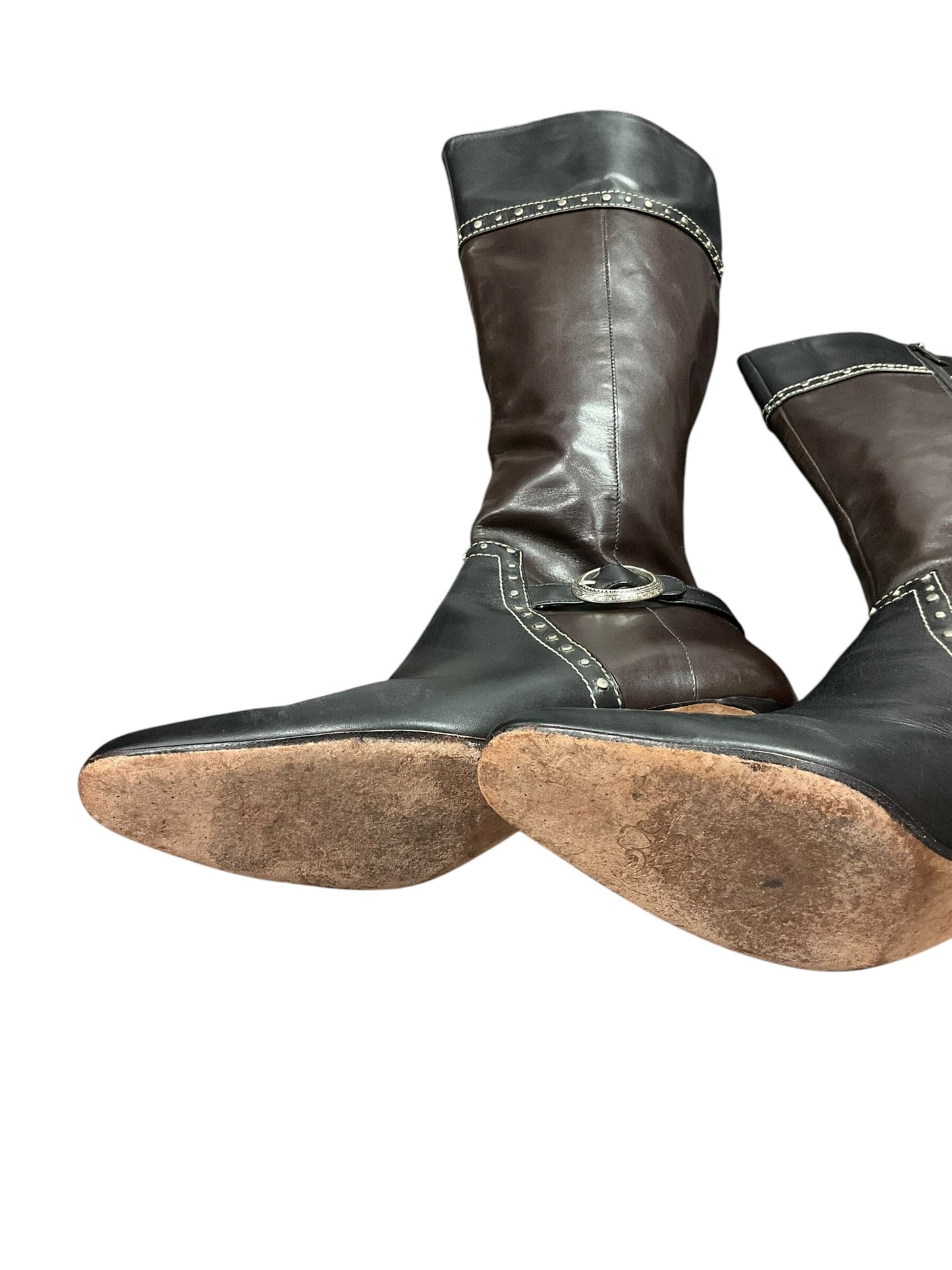 Boots Mid-calf Heels By Brighton  Size: 7