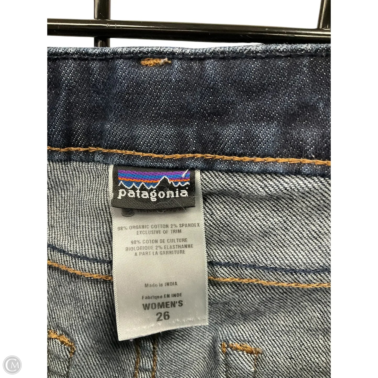 Jeans Straight By Patagonia In Blue Denim, Size: 2