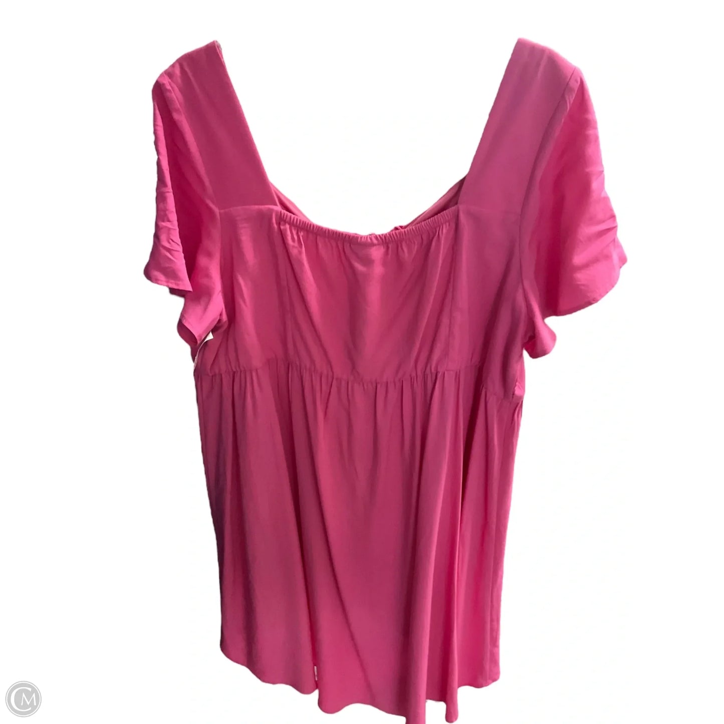 Tunic Short Sleeve By Torrid In Pink, Size: 2x