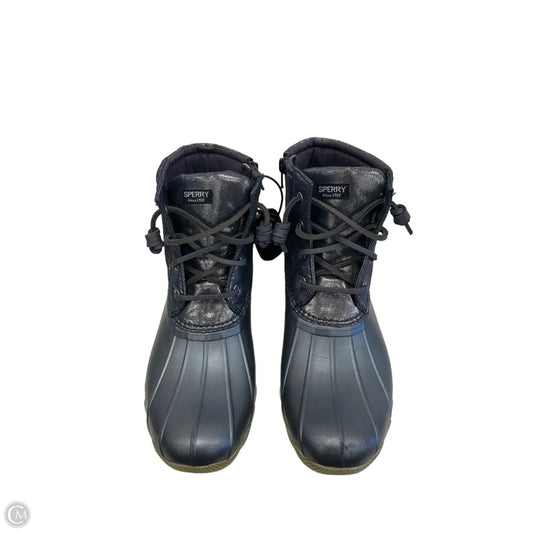 Boots Rain By Sperry In Blue, Size: 5