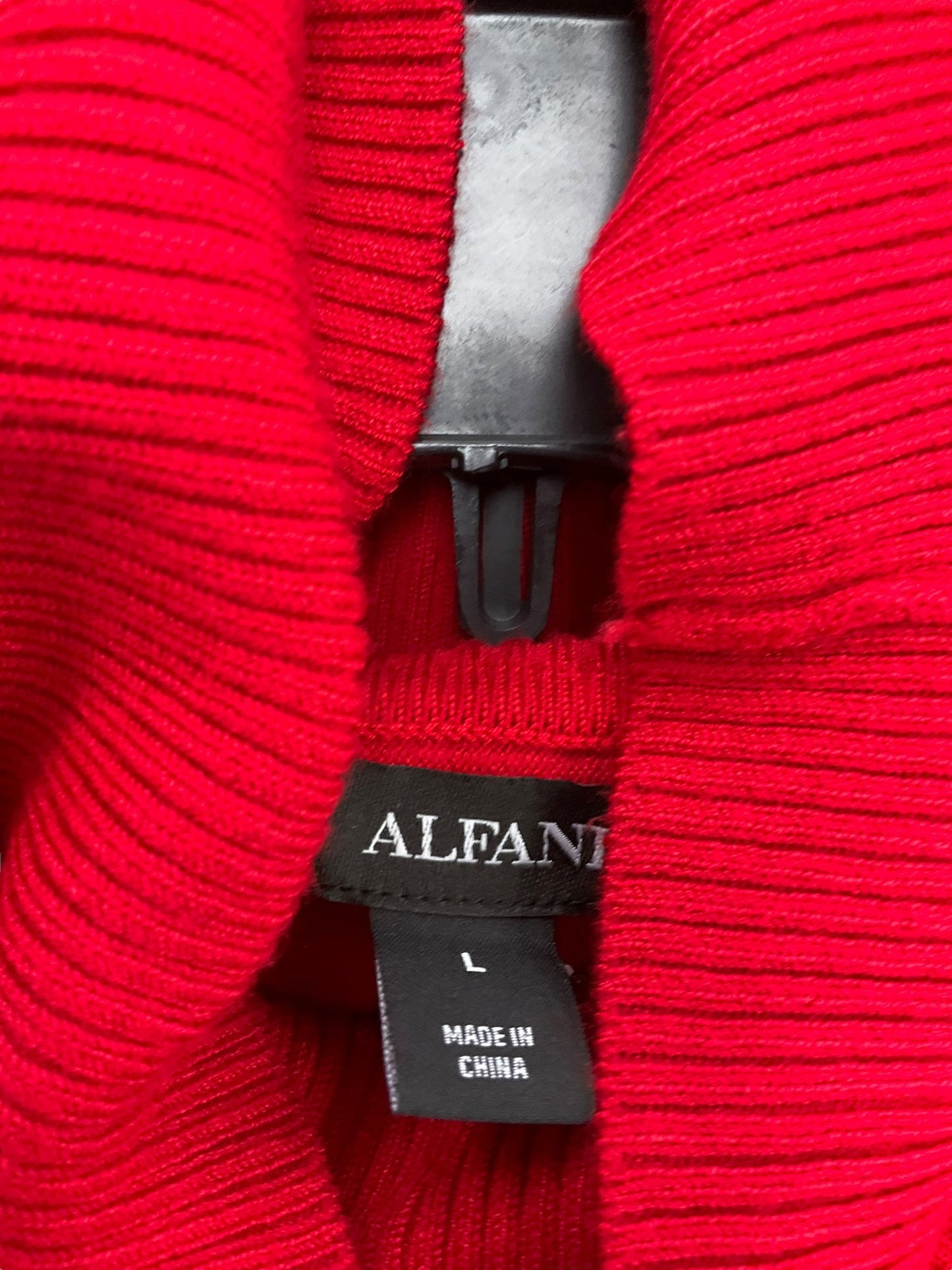 Sweater By Alfani In Red, Size: L