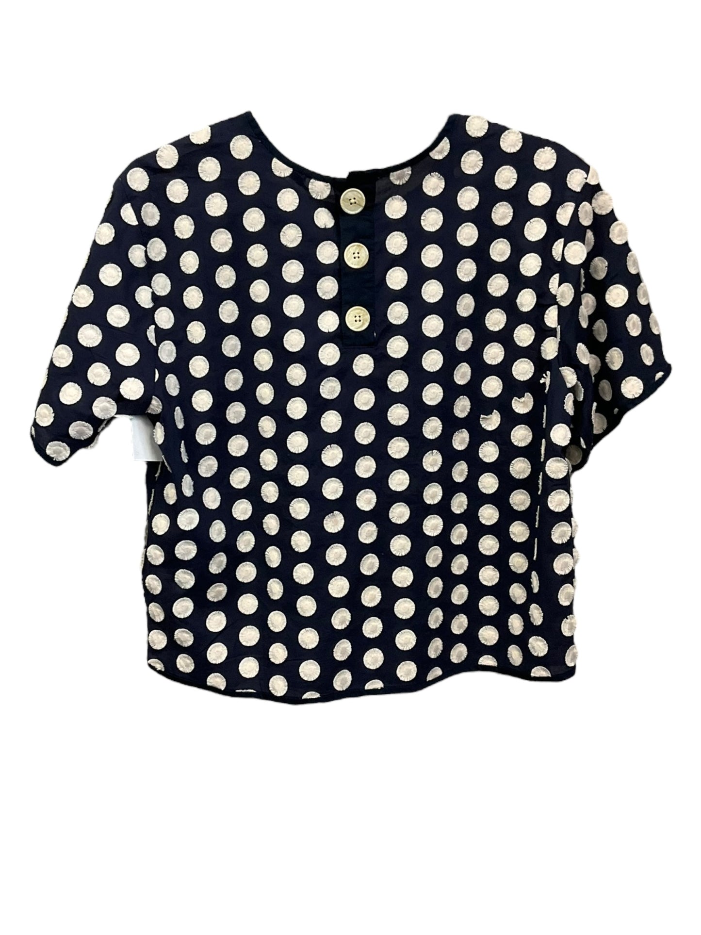 Polkadot Pattern Top Short Sleeve Madewell, Size S